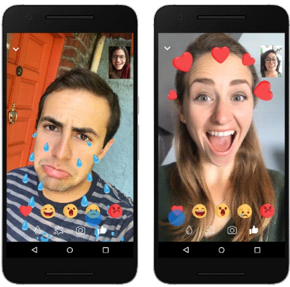 Animated Reactions, New Filters and Masks Added To Facebook Messenger Video Chat